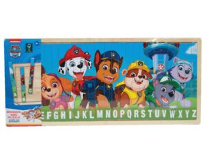 Paw Patrol Träpussel – ABC
