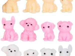 Squishy Puppy 4cm 12 blandade i display (24)