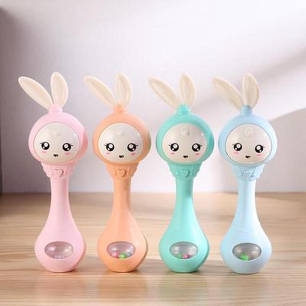 0-12M Baby Söt Hand Bells Rattle Ring Bell Tidig 0-12M Baby Söt Hand Bells Rattle Ring Bell Tidiga pedagogiska presenter Leksaker