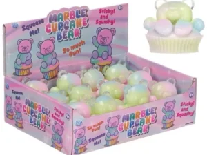 Fidget Marmor Cupcake Björn 5,5 cm